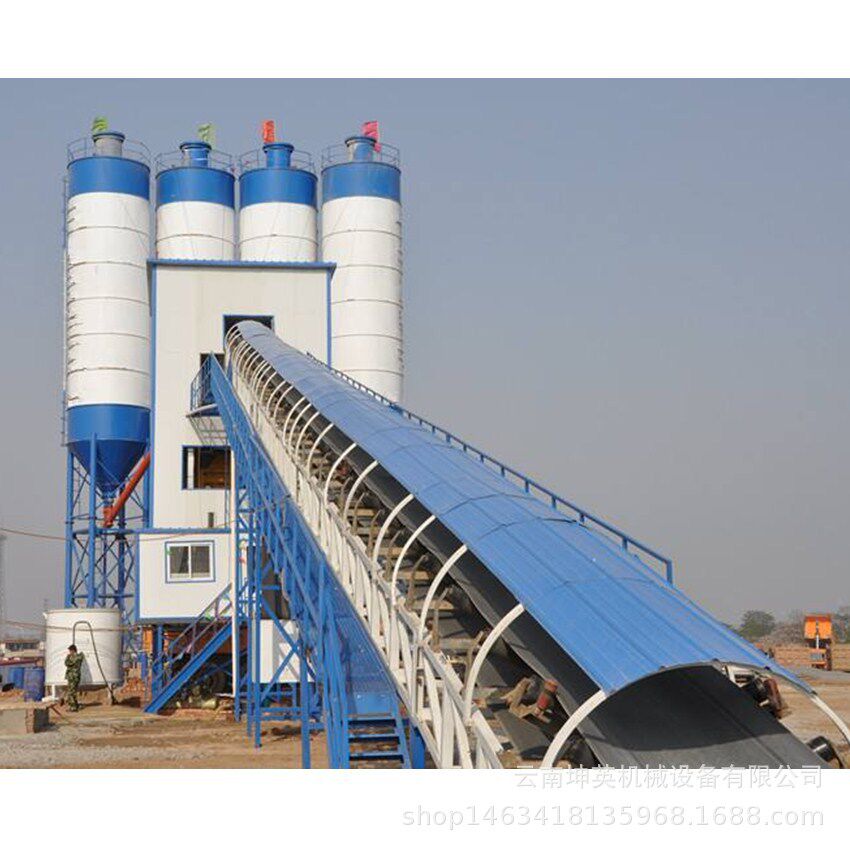 云南水稳料拌合站 商砼混凝土搅拌机 自动化工作搅拌站系列配件
