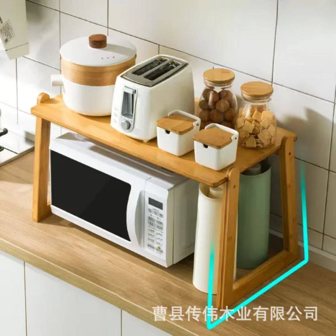 厨房置物架台面调料架微波炉架子碗碟调味置物收纳架用品家用大全