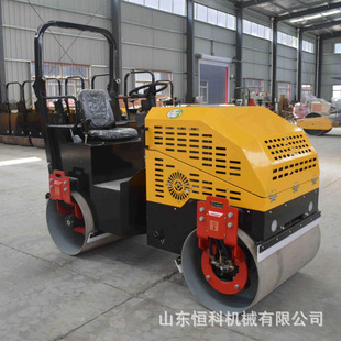 直供路面压实机器振动碾 小型压路机 2吨双钢轮压土机压路机