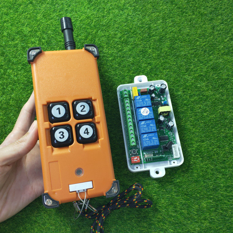 工业远距离遥控110V220V四路灯具电源箱电机开关起吊升降机控制器