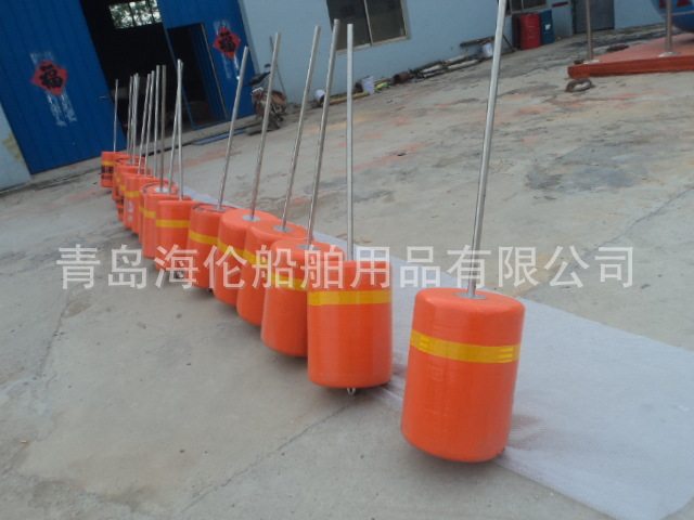聚氨酯泡沫填充浮球 内河钢制助航浮标 码头系船锚浮标防撞设施