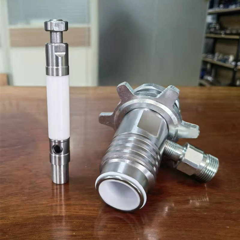 固瑞可395PC 490PC喷涂机配件陶瓷泵体柱塞杆活塞杆挂钩式缸套