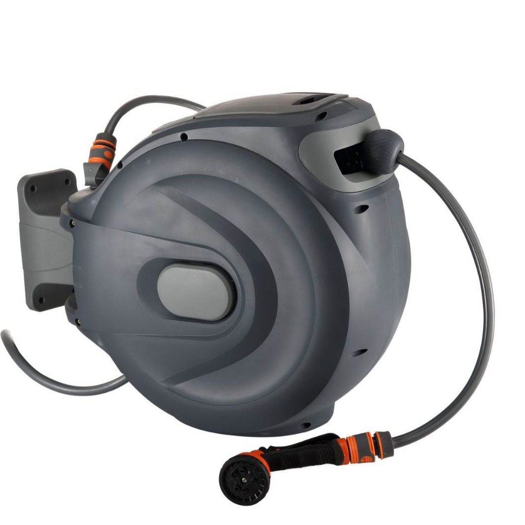 自动伸缩卷管器花园收缩水鼓PVC包纱管家用花园水管收纳园艺水管,电子元器件市场,电线扎带/束线带,淘宝优惠券,粉丝福利购,淘宝优惠卷