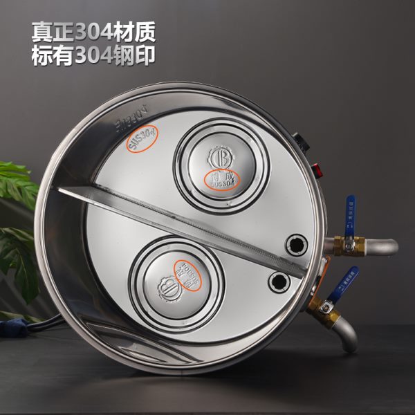 桶汤桶保温商用卤鸳鸯麻辣烫大容量加厚电热不锈钢汤锅熬汤煮面桶