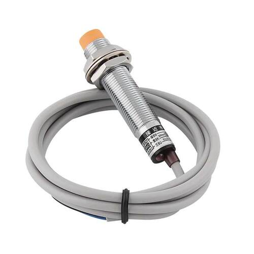 M12电感式接近感应开关LE4-1K三线npn常开LE4-1K-5V金属传感器