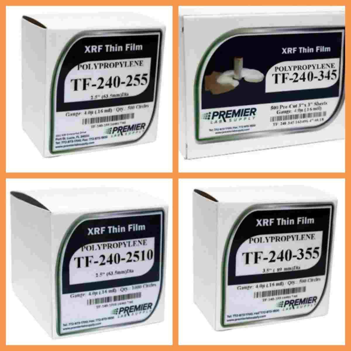 进口聚丙烯麦拉膜TF-240-255/XRF光谱专用圆片膜63.5mm*4um通用膜