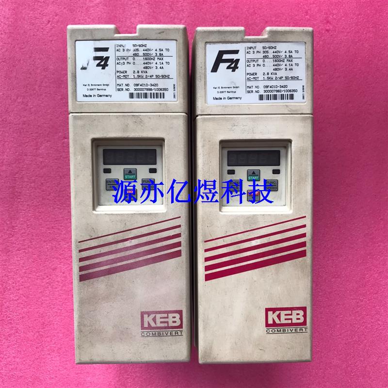 科比F4变频器09F4C1D-3420，二手拆机，成色如图，【议价】