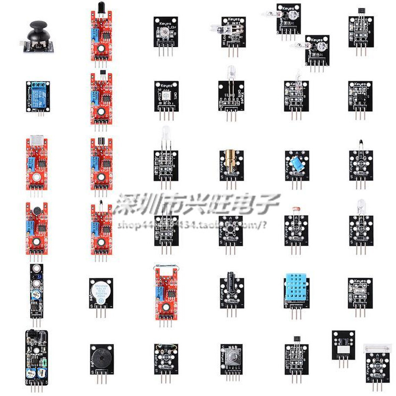 itead rduino37种传感器套件 37传感器套装 37款传感器kit 送资料 电子元器件市场 开发板/学习板/评估板/工控板 原图主图