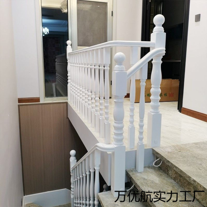 楼梯护栏实木楼梯扶手安栏楼梯口防护栏栅栏复式家用杆厂家批发