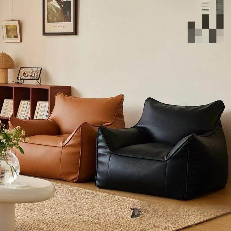 单人沙发网红小户型客厅懒人狗窝躺椅卧室阳台榻榻米复古豆袋休闲