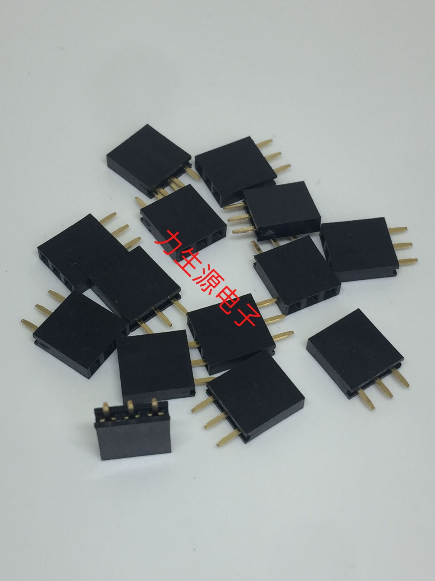 1X3P单排直插排母2.54MM