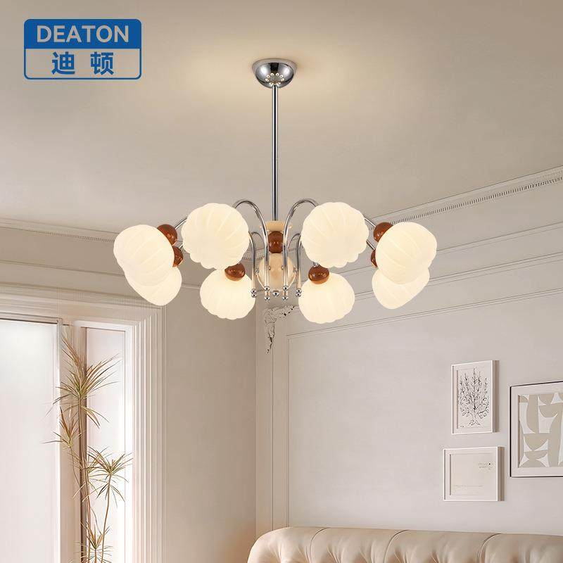 法式中古客厅吊灯奶油风奶豆主灯南瓜复古魔豆大厅灯餐厅卧室灯具,电子元器件市场,其它元器件,淘宝优惠券,粉丝福利购,淘宝优惠卷