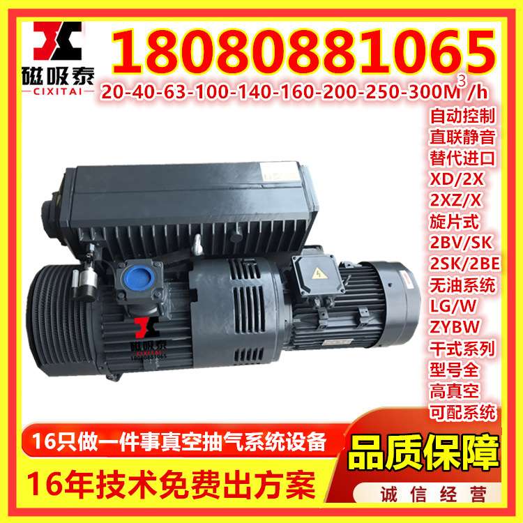 真空泵旋片式廊坊XD100型真空泵真空抽气系统机组维修/保养