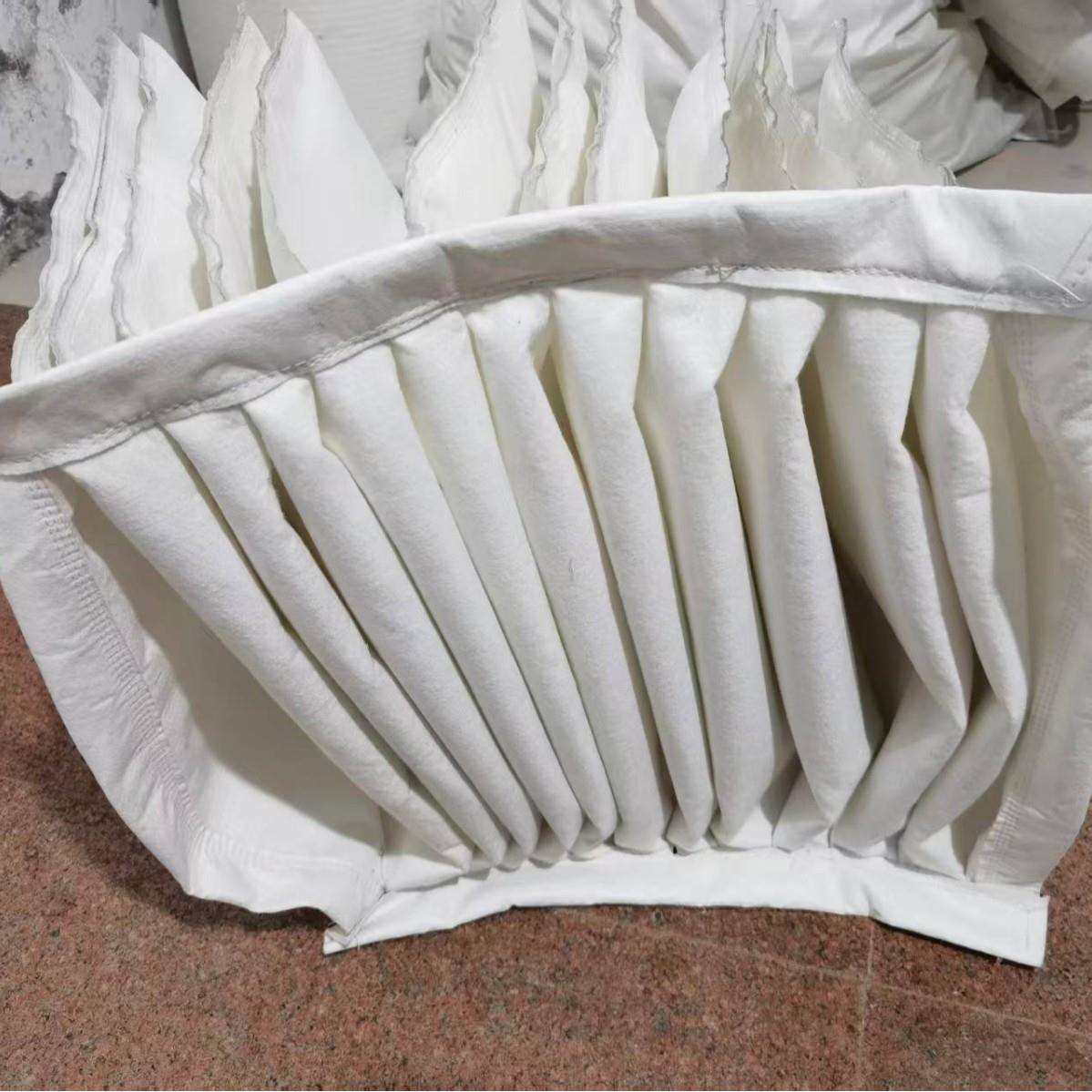 PL单机除尘器连体扁布袋异形多兜除尘滤袋连体式除尘布袋