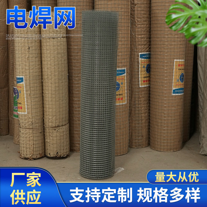 热镀锌电焊网 建筑工地内外抹墙养殖钢丝网批墙铁丝焊接网片