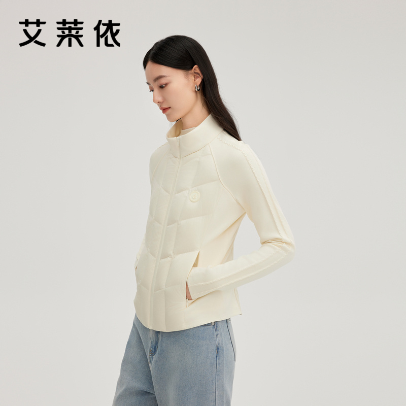 艾莱依休闲两穿轻薄羽绒服