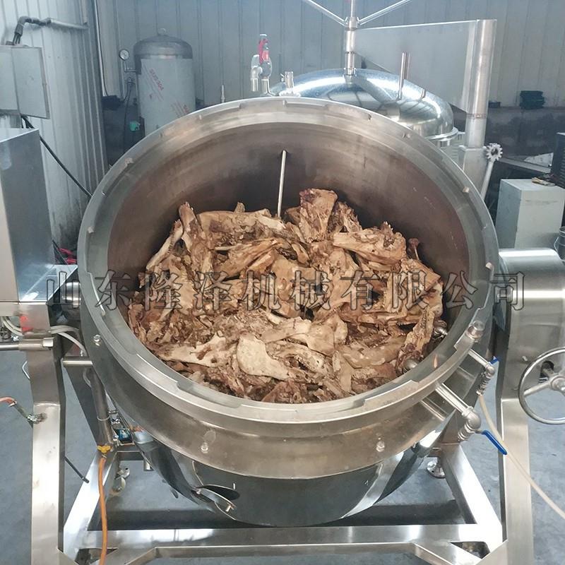 供应骨头高温高压蒸煮设备高压食品蒸煮锅大容量高压煮汤机器