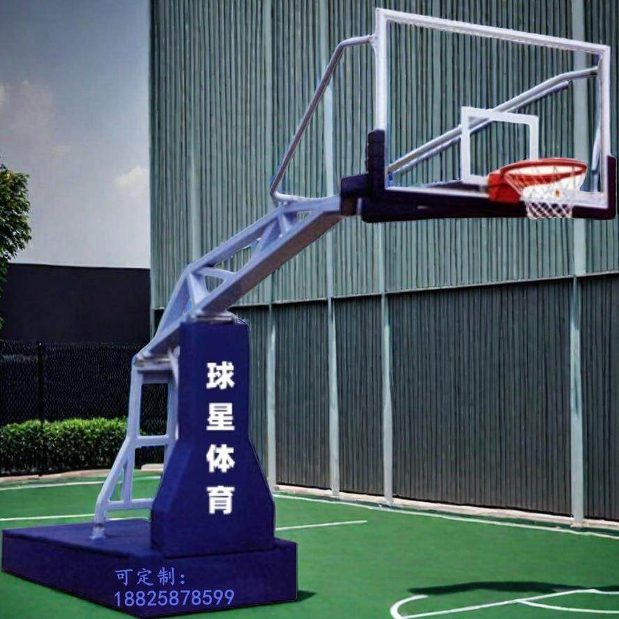 阳西篮球架潮州惠州深中球星蓝球架湘桥标准型移动式固定式篮球架