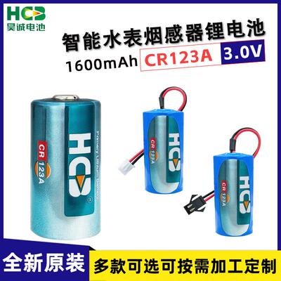 CR123A照相机锂电池3V烟雾报警器GPS定位仪PLC伺服CR17345