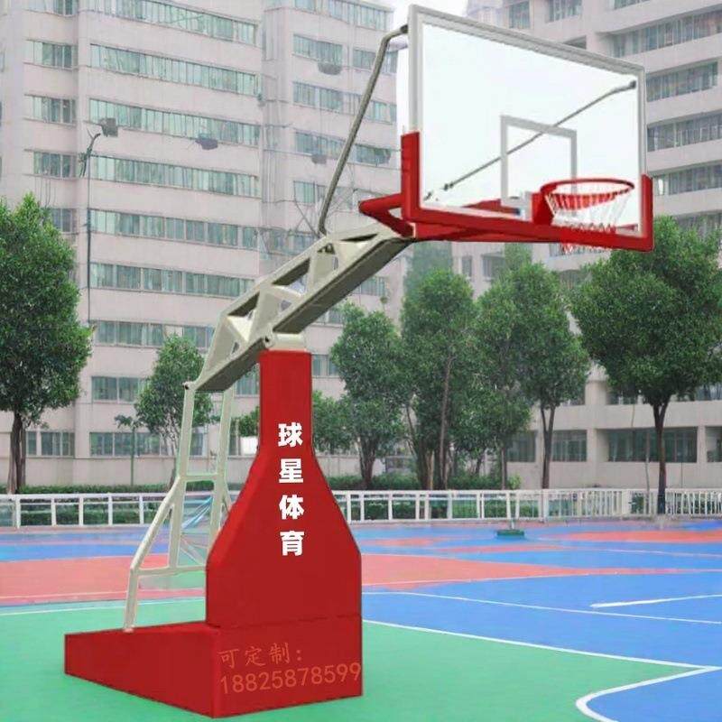 驻马店河北石家庄俱乐部周口球星移动地埋室内户外标准标准篮球架