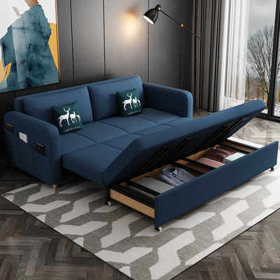 沙发床可折叠床乳胶坐卧多功能可伸缩单人双人客厅小户型沙发两用