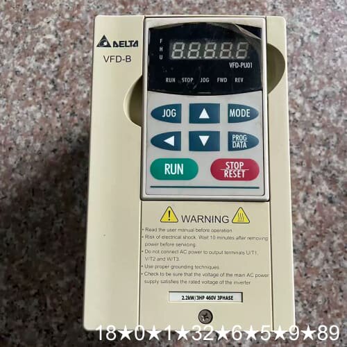 变频器VFD022B43B(2.2kw) 成色