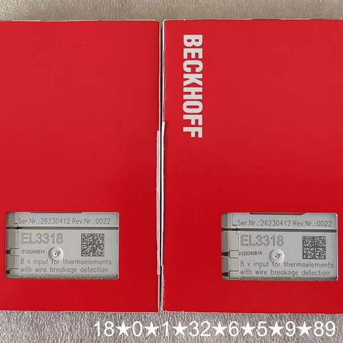 BECKHOFF EL3318 EL3202带码 模