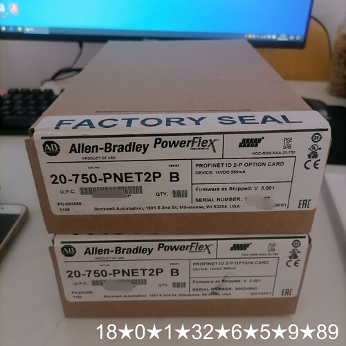 20-750-PNET2P，AB变频器讯网卡，全