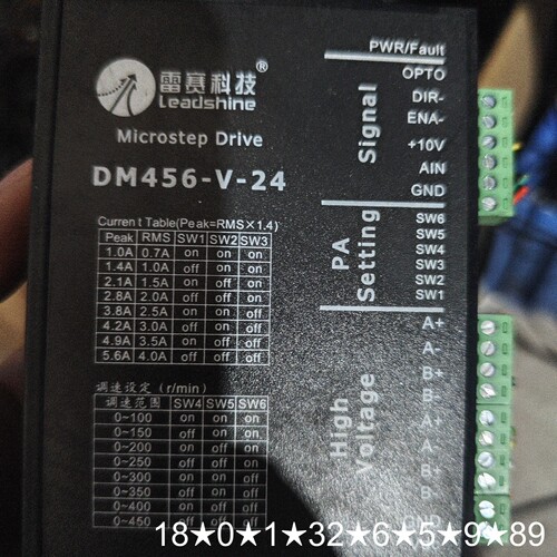 雷赛科技Microstep驱动器DM456-V-24，24V
