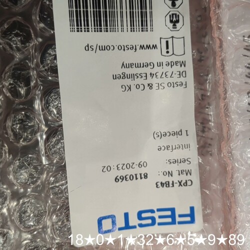 8110369 CPX-FB43总线节点