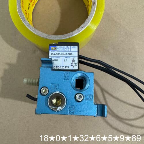 MAC 45A-SB1-DDJA-1BA电磁阀，5.7VDC