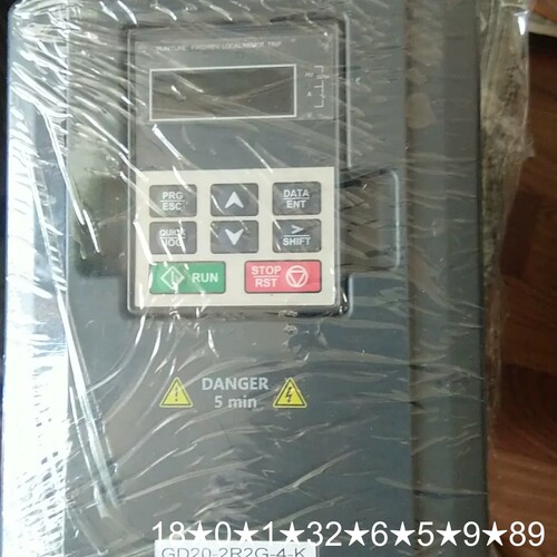 英威腾GD20变频器380V2.2kW，可以装柜，