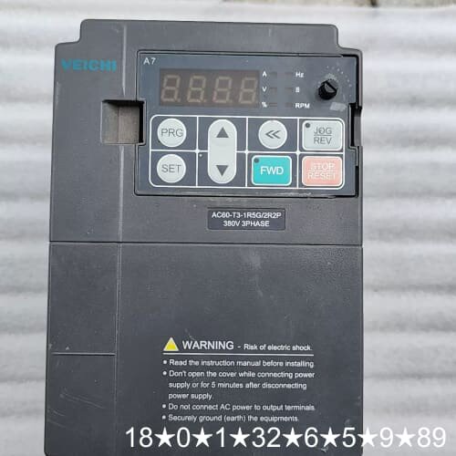 伟创变频器AC60-T3-1R5G/2R2P 380v