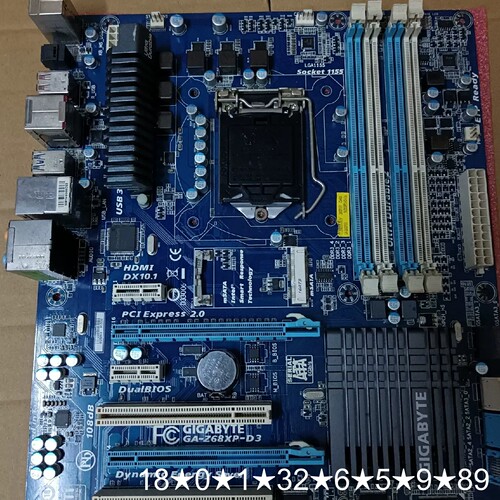 GA－Z68XP－D3全功能测试完好