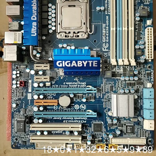 GA-EX58-UD3R主板，6个SATA2.0，2个S