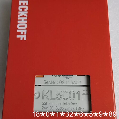 KL5001 SSI编码器接口，支持24V DC