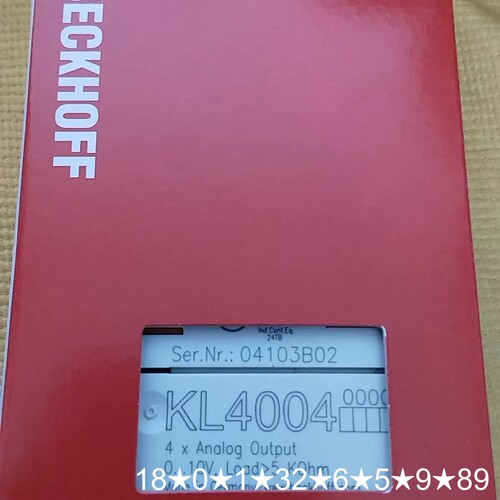 KL4004模块！4个模拟输，0...10V，