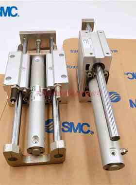 SMC全新MGGMF/MGGLF40-25/50/75/100/125/150/175/200带导杆气缸