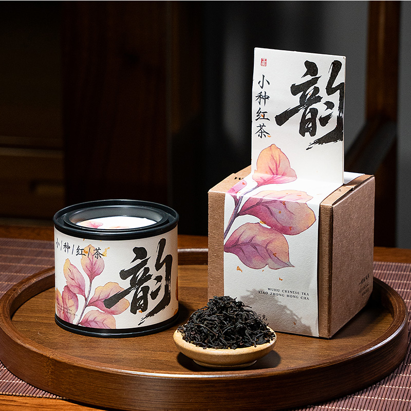 五虎正山小种特级红茶罐装长辈礼