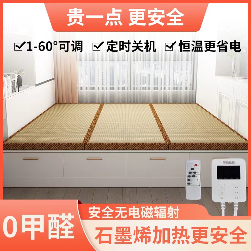 榻榻米垫子加热垫定制石墨烯电热炕椰棕日式塌塌米踏踏米床垫定做