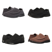 舒适平底运动鞋 正品 Propet波派男子魔术贴加宽加肥康复矫正器鞋