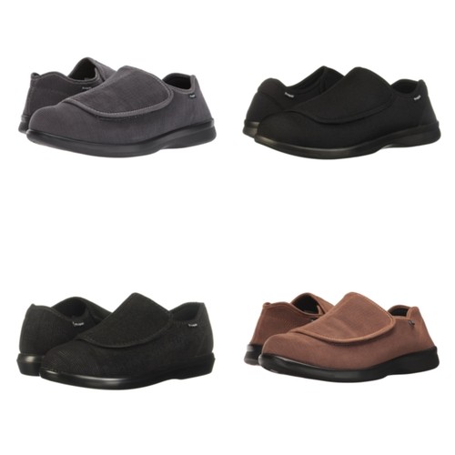 正品Propet波派男子魔术贴加宽加肥康复矫正器鞋舒适平底运动鞋