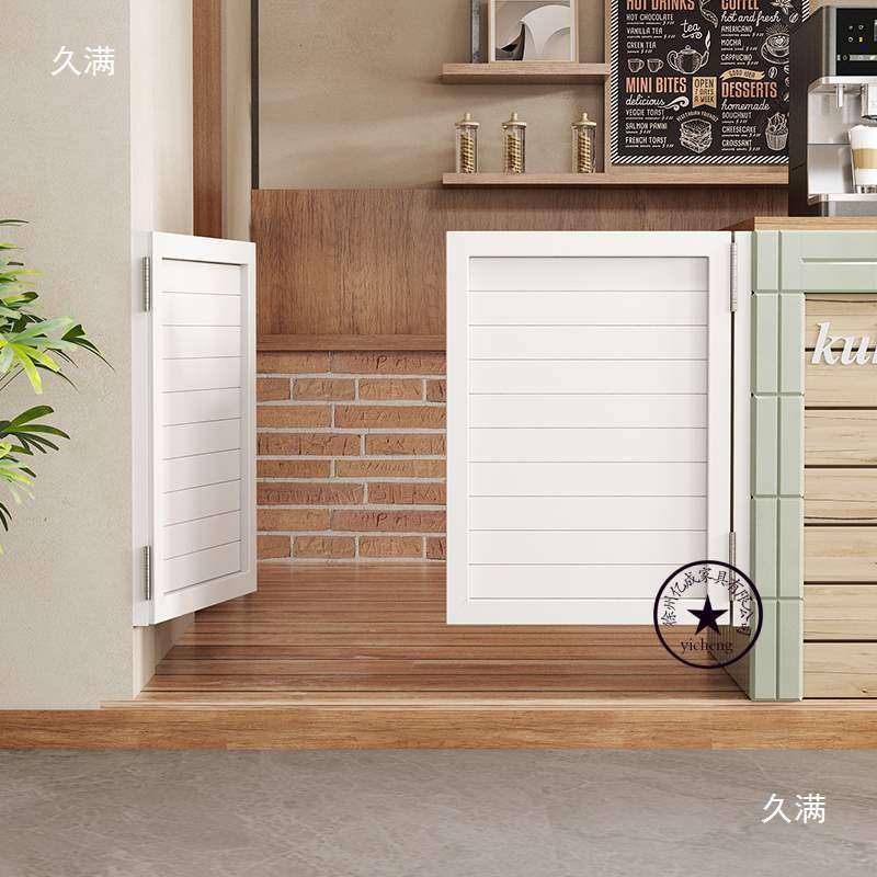 实木吧台门柜台隔断门小门酒吧门洗手间双开半截隔断门腰门厨房门