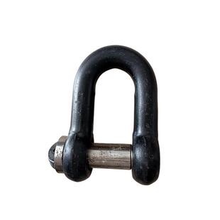 重型吨位大开口卸扣 运输船用重型卸扣 D型卸扣黑色起重U型连接扣