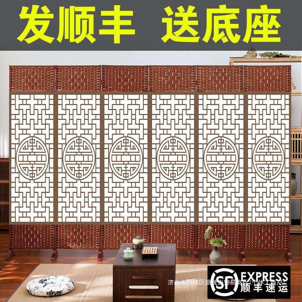 简易屏风折叠推拉移动房间隔断帘客厅进门卧室遮挡墙家用挡床玄关