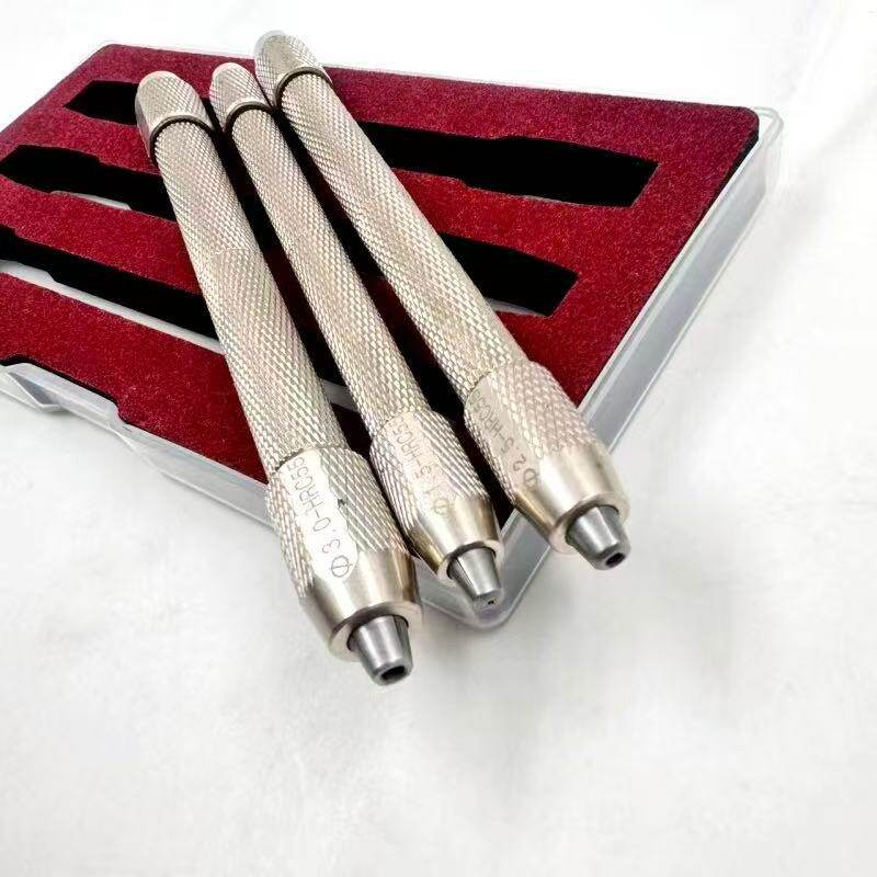 修表工具双头不锈钢把杆拿子防滑手捻夹钟表维修精钢文玩手捻钻