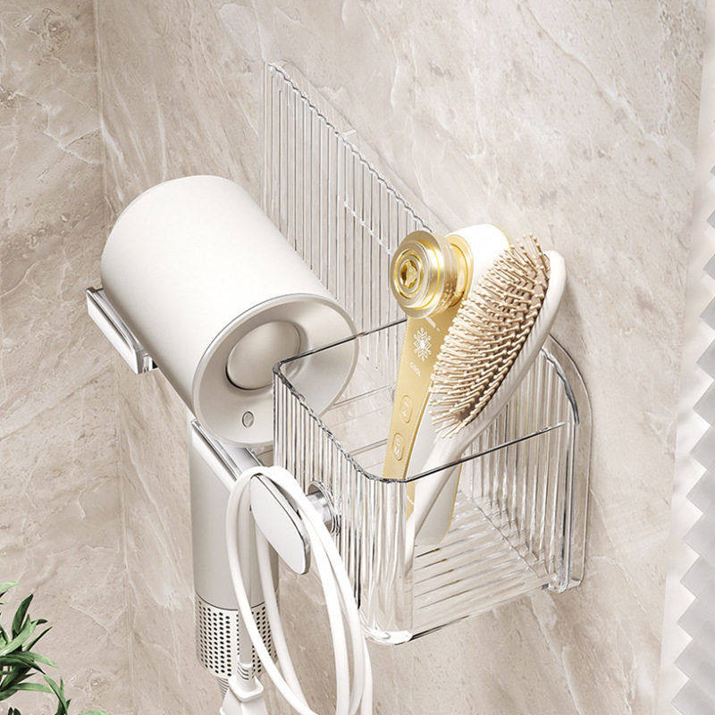 免打孔吹风机置物架卫生间挂架浴室壁挂式电吹风架子通用吹风机架,收纳整理,吹风机防尘袋/罩/架,淘宝优惠券,粉丝福利购,淘宝优惠卷