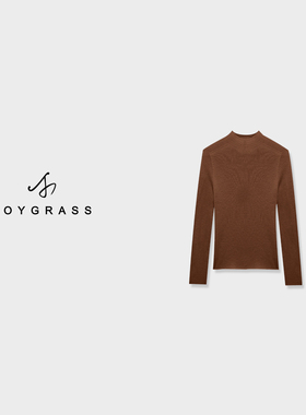 【天天yoko&乔伊】【浮世叠光·缎芒】艺术通勤针织衫Z-07019