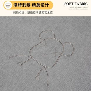 通用防滑全包沙发套罩皮沙发座垫布 刺绣雪尼尔沙发垫轻奢高端四季