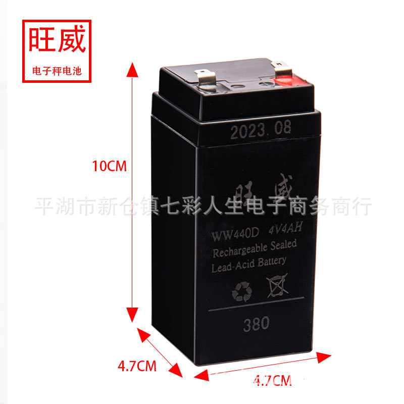 4伏电子秤蓄台称通用4v4ah4v5锂电池6v45ah儿童车电池充电器